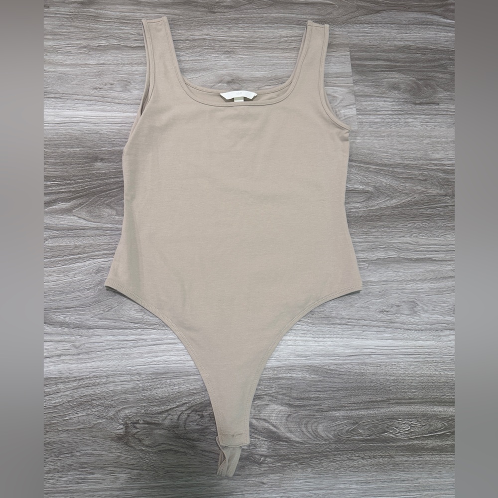NWT H&M Tan Bodysuit Small